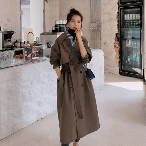 Jessica | Damen Winter Trenchcoat | Lange