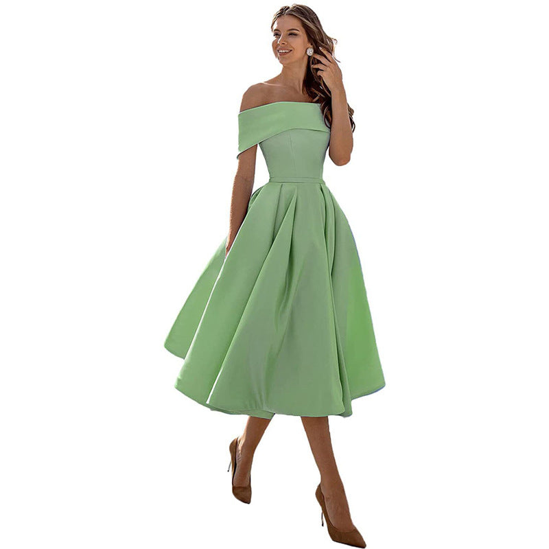 Damen Lässiges Elegantes Kleid