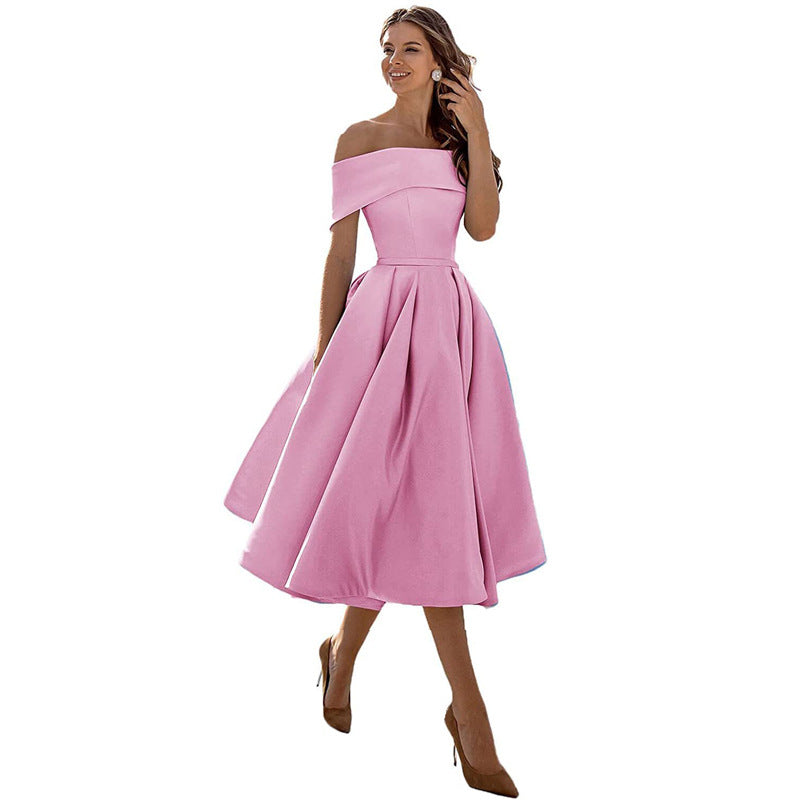 Damen Lässiges Elegantes Kleid